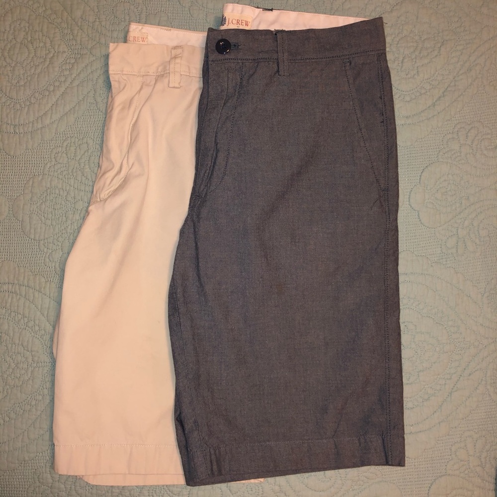 J. Crew Shorts- 30”W, 11”L